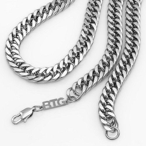 AVATAR BASE 9MM Silver Neck Chain Stainless Steel 316L