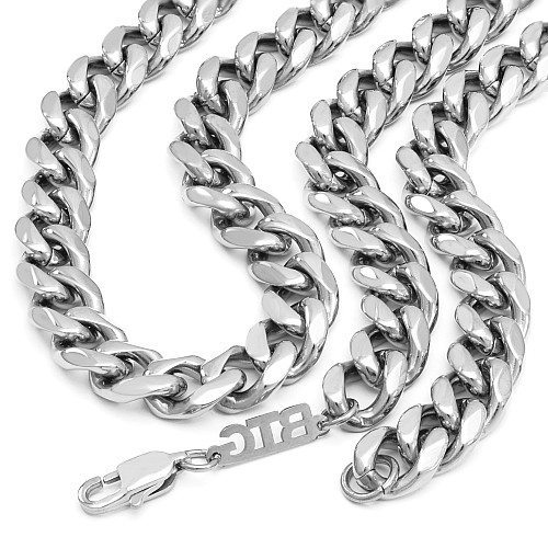 FIOR BASE 11MM Silver Neck Chain Stainless Steel 316L
