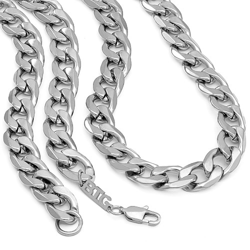 LIVED BASE 13MM Silver Neck Chain Stainless Steel 316L