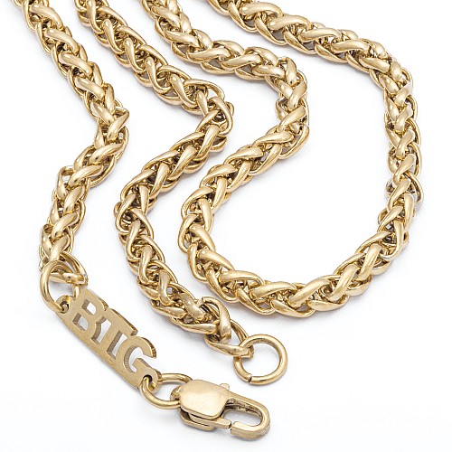 CLIMAX 5MM Gold Necklace Stainless Steel 316L 18K