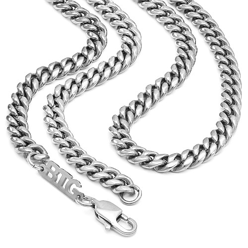 BTG MIAMI 6MM Silver Neck Chain 316L Stainless Steel
