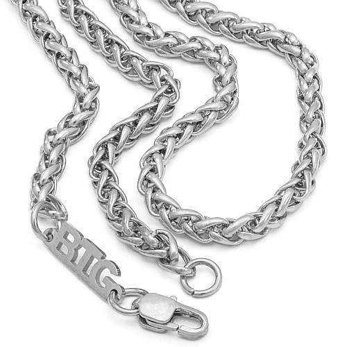 CLIMAX 5MM Silver Neck Chain Stainless Steel 316L