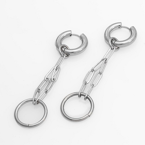 BASI Silver Earring Stainless Steel 316L