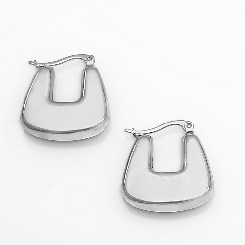 CELY Silver Earring Stainless Steel 316L