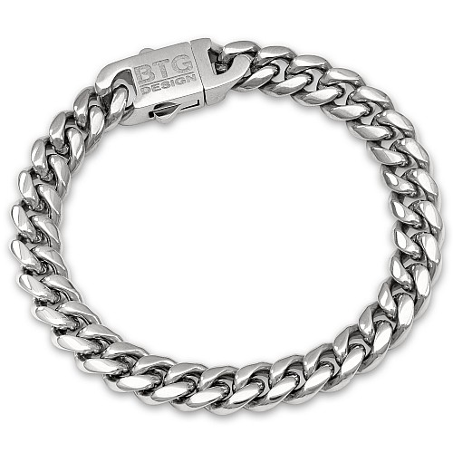 BTG MIAMI 8MM Silver Bracelet made of 316L stainless steel