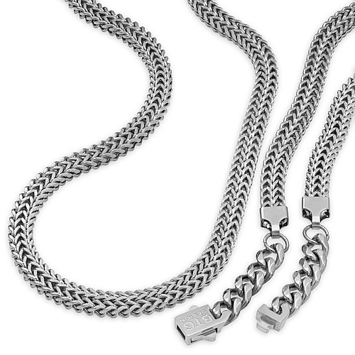 PAL 7MM Silver Neck chain stainless steel 316L