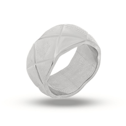 FERO Silver Ring From Stainless Steel 316L