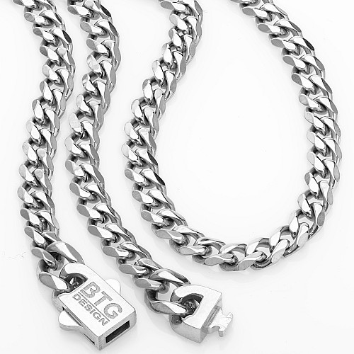 FIOR 5MM Silver Neck Chain Stainless Steel 316L