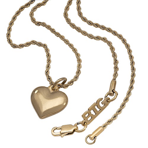DOLABELLA Gold Neck Necklace Heart Stainless Steel Gold Plated 18K